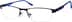 Rectangle Glasses 163116 in Blue