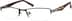 Rectangle Glasses 163315 in Brown