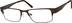 Rectangle Glasses 163415 in Brown