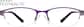 Front view of Oval Glasses 164117 in Purple thumbnail