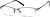 Angle view of Oval Glasses 164124 in Green thumbnail