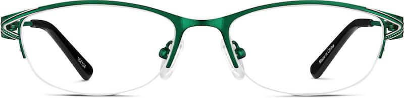 Green Oval Glasses