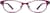 Front view of Oval Glasses 165317 in Purple thumbnail