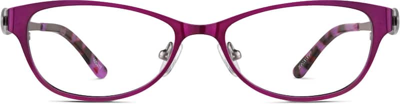 Purple Oval Glasses