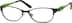 Oval Glasses 165324 in Green