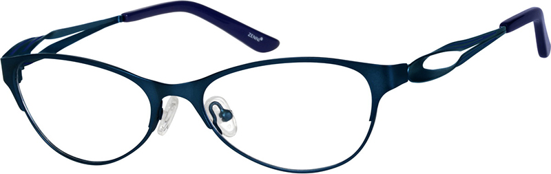 Blue Cat Eye Glasses 166216