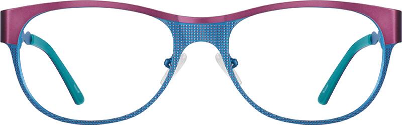 Purple Oval Glasses #166917 | Zenni Optical