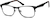 Angle view of Square Glasses 167112 in Gray thumbnail