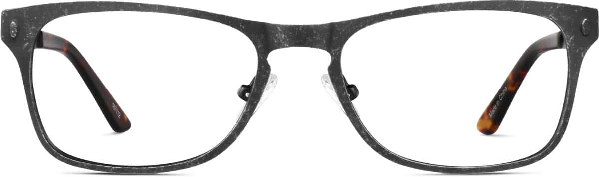 Front view of Square Glasses 167112 in Gray