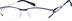 Rectangle Glasses 167216 in Blue
