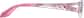 Side view of Half-Rim Glasses 167317 in Pink thumbnail
