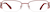 Front view of Half-Rim Glasses 167318 in Red thumbnail