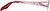 Side view of Half-Rim Glasses 167318 in Red thumbnail