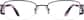 Front view of Half-Rim Glasses 167321 in Purple thumbnail