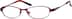 Oval Glasses 167618 in Red