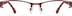 Rectangle Glasses 167718 in Red