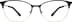 Rectangle Glasses 168121 in Black