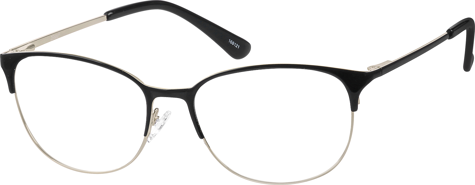 Black Browline Glasses #168121 | Zenni Optical