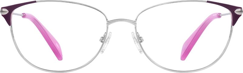 silver cat eye glasses