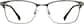 Front view of Browline Glasses 168912 in Silver thumbnail