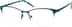 Browline Glasses 169524 in Forest Green