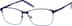 Square Glasses 169616 in Navy Blue