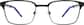 Front view of Browline Glasses 169921 in Black thumbnail