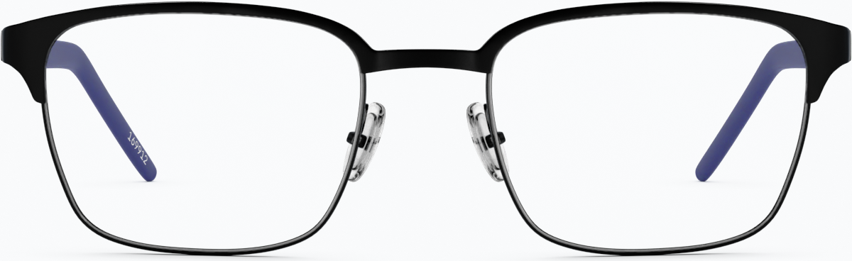 Front view of Browline Glasses 169921 in Black thumbnail