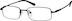 Kids’ Rectangle Glasses 170621 in Black