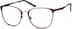 Square Glasses 170917 in Purple