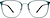 Front view of Square Glasses 170924 in Green thumbnail