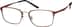 Rectangle Glasses 171015 in Brown