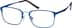 Rectangle Glasses 171016 in Navy