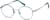 Angle view of Round Glasses 171216 in Aqua thumbnail