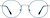 Front view of Round Glasses 171216 in Aqua thumbnail