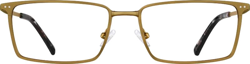 Gold Copper Rectangle Glasses