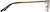 Side view of Rectangle Glasses 171314 in Gold Copper thumbnail