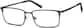 Angle view of Rectangle Glasses 171321 in Black thumbnail