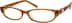 Rectangle Glasses 181115 in Brown