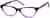 Angle view of Kids' Oval Glasses 181717 in Purple thumbnail