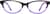 Front view of Kids' Oval Glasses 181717 in Purple thumbnail