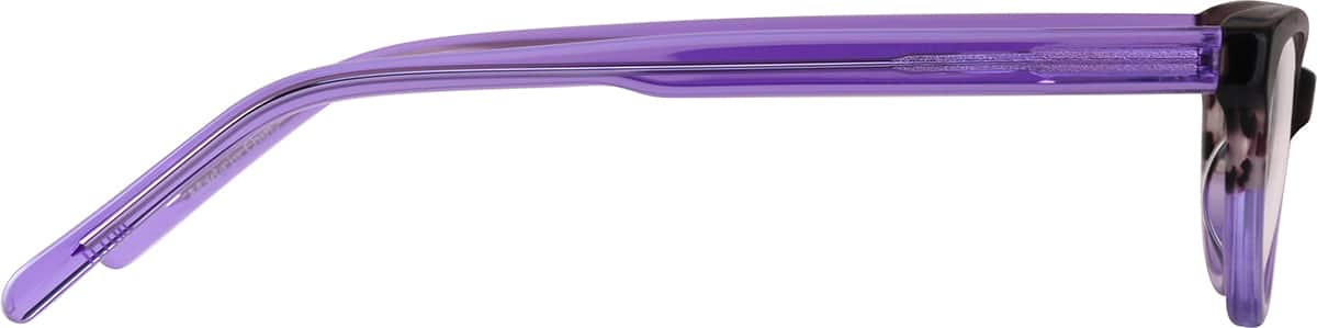 Side view of Kids' Oval Glasses 181717 in Purple