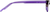 Side view of Kids' Oval Glasses 181717 in Purple thumbnail