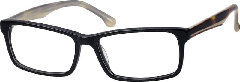 sunglass　custom order Black Rectangle Glasses #181921 | Zenni Optical