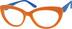 Cat-Eye Glasses 183222 in Orange