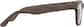 Side view of Square Glasses 185332 in Wood Texture thumbnail