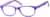 Angle view of Kids' Oval Glasses 185917 in Purple thumbnail