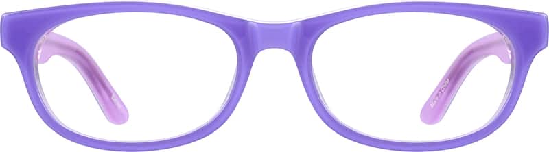 Purple Kids' Oval Glasses