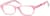 Angle view of Kids' Oval Glasses 185919 in Pink thumbnail