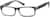 Angle view of Kids’ Rectangle Glasses 187112 in Gray thumbnail